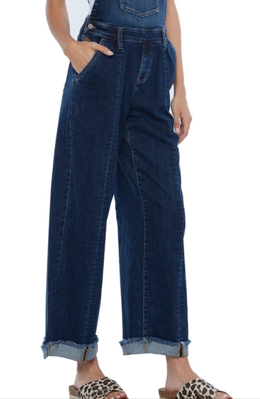 Wash Lab Denim Overalls - Picture 4 of 5